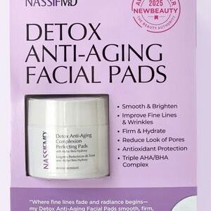 Detox Anti-Aging Facial Pads - White